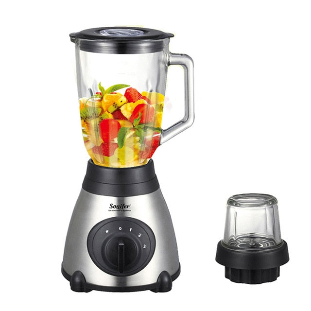 300W Electric Food Processor Professional Blender Mixer Kitchen