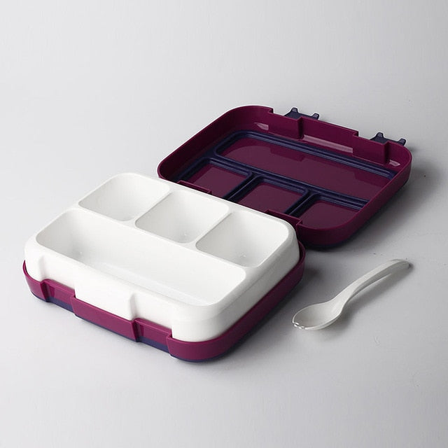 MICCK BPA Free Lunch Box For Kids With Compartment Microwavable Cartoon Bento Box Leakproof Food Container Lunchbox For Picnic