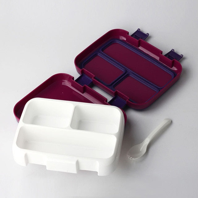 MICCK BPA Free Lunch Box For Kids With Compartment Microwavable Cartoon Bento Box Leakproof Food Container Lunchbox For Picnic