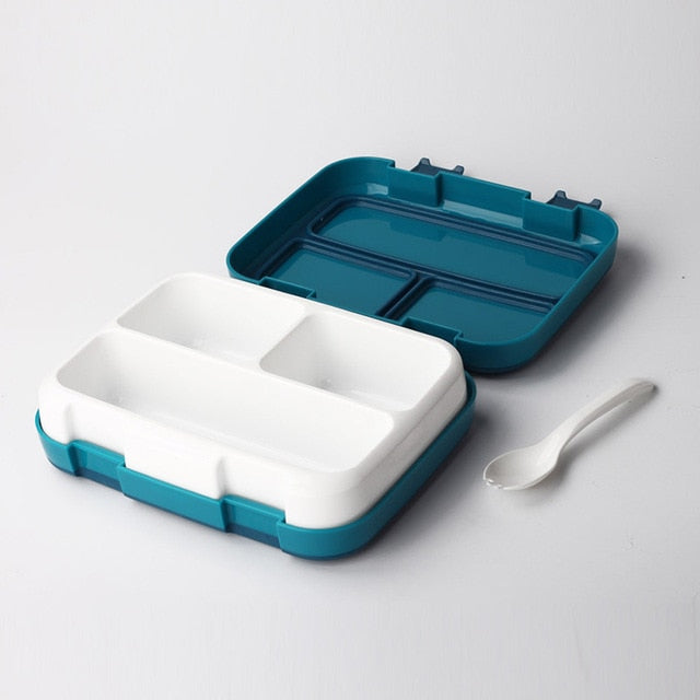 MICCK BPA Free Lunch Box For Kids With Compartment Microwavable Cartoon Bento Box Leakproof Food Container Lunchbox For Picnic
