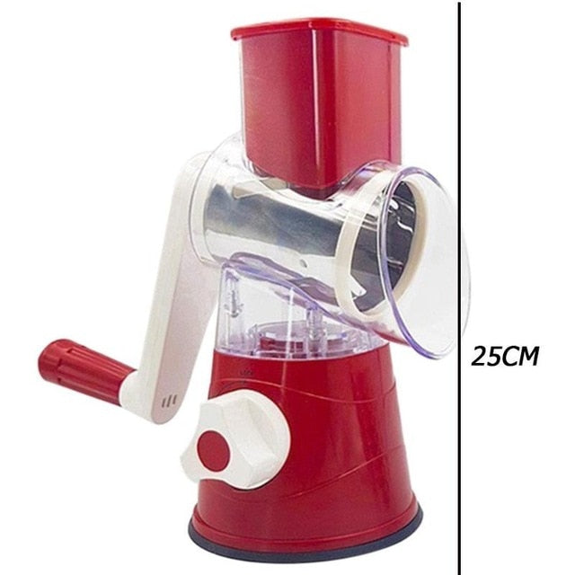 Multi-functional Manual Slicer Vegetable Fruit Round Cutter Shred Grater Shredder Household Kitchen Food Processors