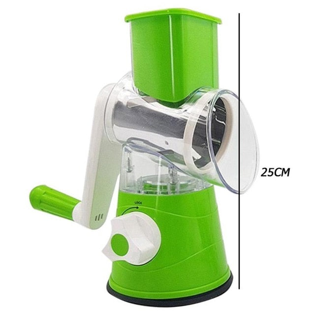 Multi-functional Manual Slicer Vegetable Fruit Round Cutter Shred Grater Shredder Household Kitchen Food Processors