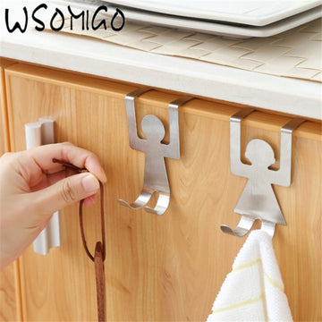 WSOMIGO 2pc Stainless Steel Lovers Shaped Hooks Up Tools