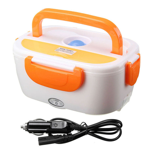 Portable Electric 12V Heated Lunch Box Bento Boxes Auto Car Food Rice Container Warmer For School Office Home Dinnerware