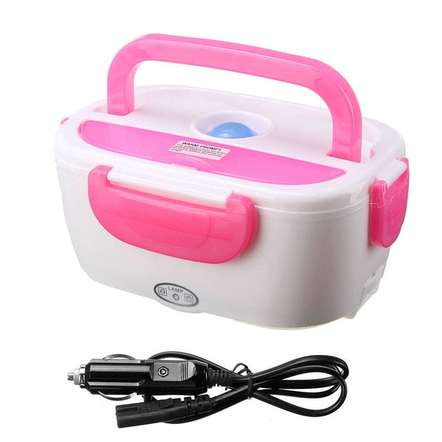 Portable Electric 12V Heated Lunch Box Bento Boxes Auto Car Food Rice Container Warmer For School Office Home Dinnerware