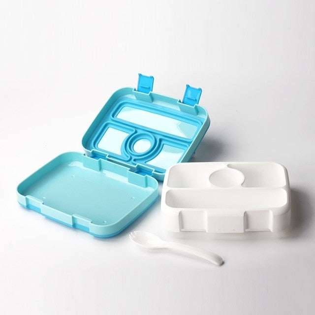 MICCK BPA Free Lunch Box For Kids With Compartment Microwavable Cartoon Bento Box Leakproof Food Container Lunchbox For Picnic