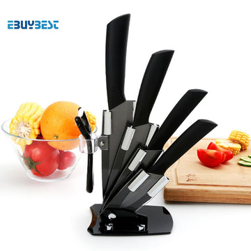 High quality Kitchen knife  black blade kicthen ceramic knife set 3