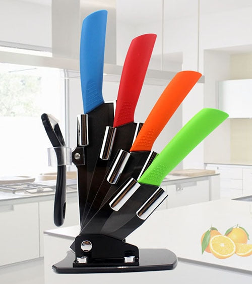 High quality Kitchen knife  black blade kicthen ceramic knife set 3