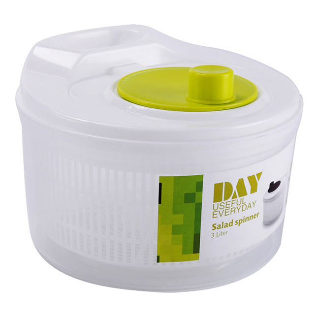 Large Manual Salad Vegetable Fruits Drain Washer Spinner